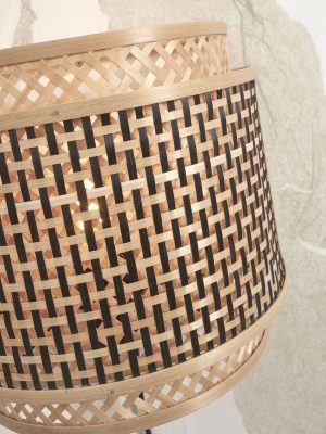 good&mojo-wandleuchte-bhutan-natürlich/schwarz-bambus-e27-bhutan/w24/bn-07