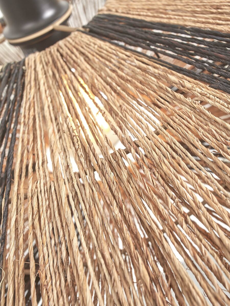 good&mojo-hängeleuchte-iguazu-natürlich/schwarz-metallriet-ø55cm-e27-iguazu/h/5514/bn-07