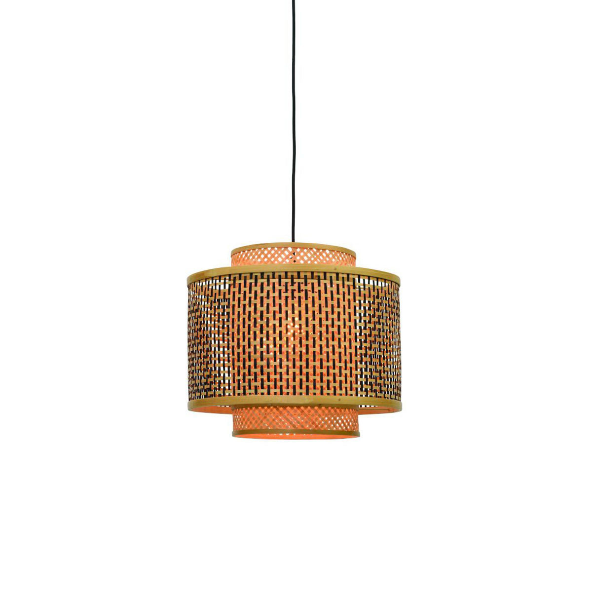 good&mojo-hängeleuchte-bhutan-natürlich/schwarz-bambus-ø40cm-e27-bhutan/h/4034/bn-1