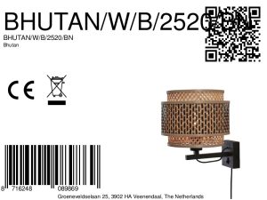 good&mojo-wandleuchte-bhutan-natürlich/schwarz-bambus-ø25cm-e27-bhutan/w/b/2520/bn-8a