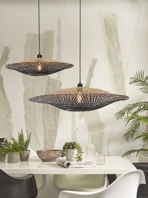 good&mojo-hängeleuchte-kalimantan-natürlich/schwarz-bambusmetall-ø87cm-e27-kalimantan/h20/bnr-04
