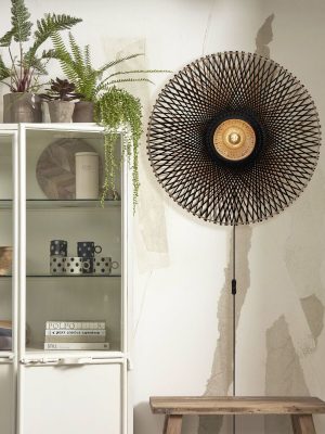 good&mojo-wandleuchte-kalimantan-natürlich/schwarz-bambusmetall-ø87cm-e27-kalimantan/w20/bnr-04