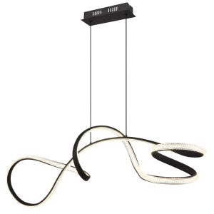 elegantependelleuchteausmattschwarzemmetallswirl-1