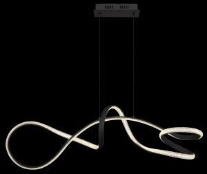 elegantependelleuchteausmattschwarzemmetallswirl-1