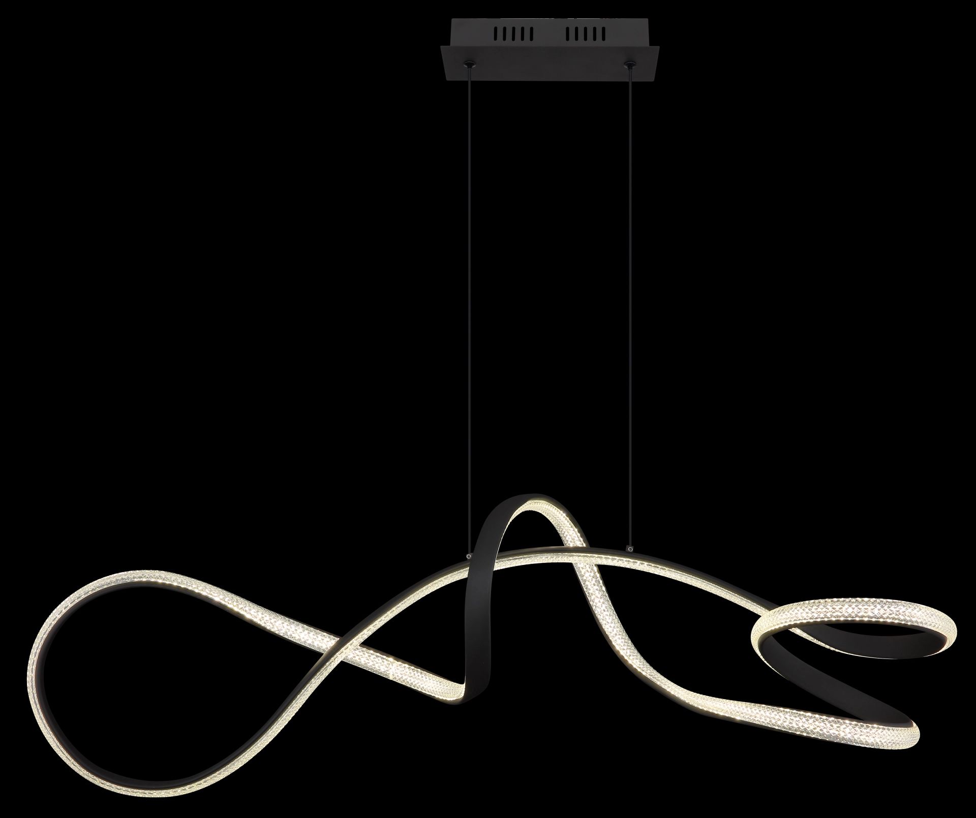 elegantependelleuchteausmattschwarzemmetallswirl-1