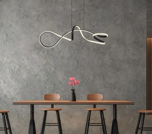 elegantependelleuchteausmattschwarzemmetallswirl-1