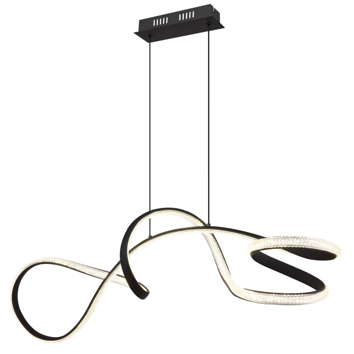 elegantependelleuchteausmattschwarzemmetallswirl-1