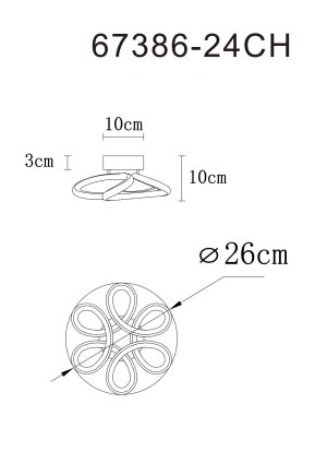 globo-deckenleuchte-melisand-bronze-metall-ø26cm-led-67386-24ch-1