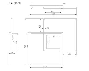 globo-deckenleuchte-saunders-schwarz-metall-led-48468-32-1