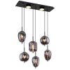 globo-hängeleuchte-blacky-schwarz-glas-großeesstischlampe-e14-15345-6l-1