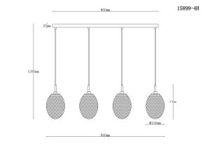 globo-hängeleuchte-devin-mehrfarbig-glas-großeesstischlampe-e14-15899-4h-1