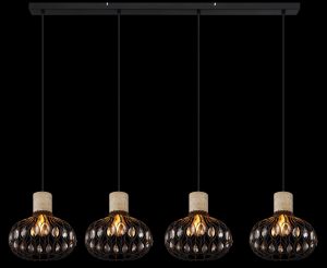 globo-hängeleuchte-dorthy-schwarz-metall-großeesstischlampe-e27-15778-4h-1