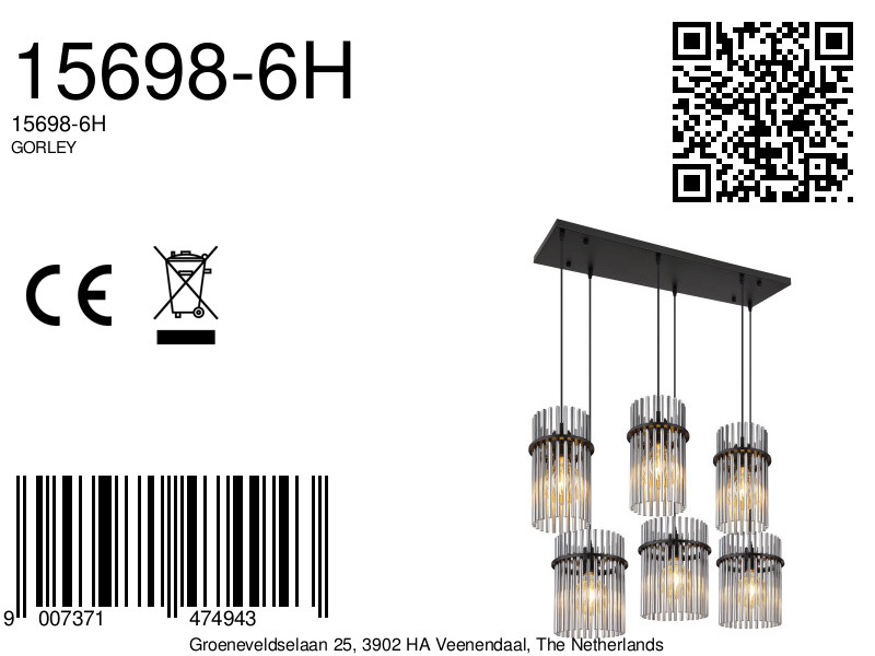 globo-hängeleuchte-gorley-schwarz-glas-großeesstischlampe-e27-15698-6h-8a