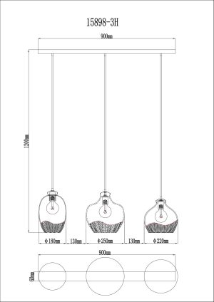 globo-hängeleuchte-jessica-mehrfarbig-glas-großeesstischlampe-e27-15898-3h-1