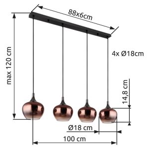 globo-hängeleuchte-maxy-rot-glas-großeesstischlampe-e27-15548-4hg-1