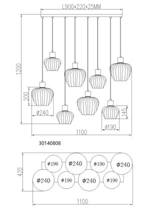globo-hängeleuchte-toy-schwarz-glas-großeesstischlampe-e27-30140808-1