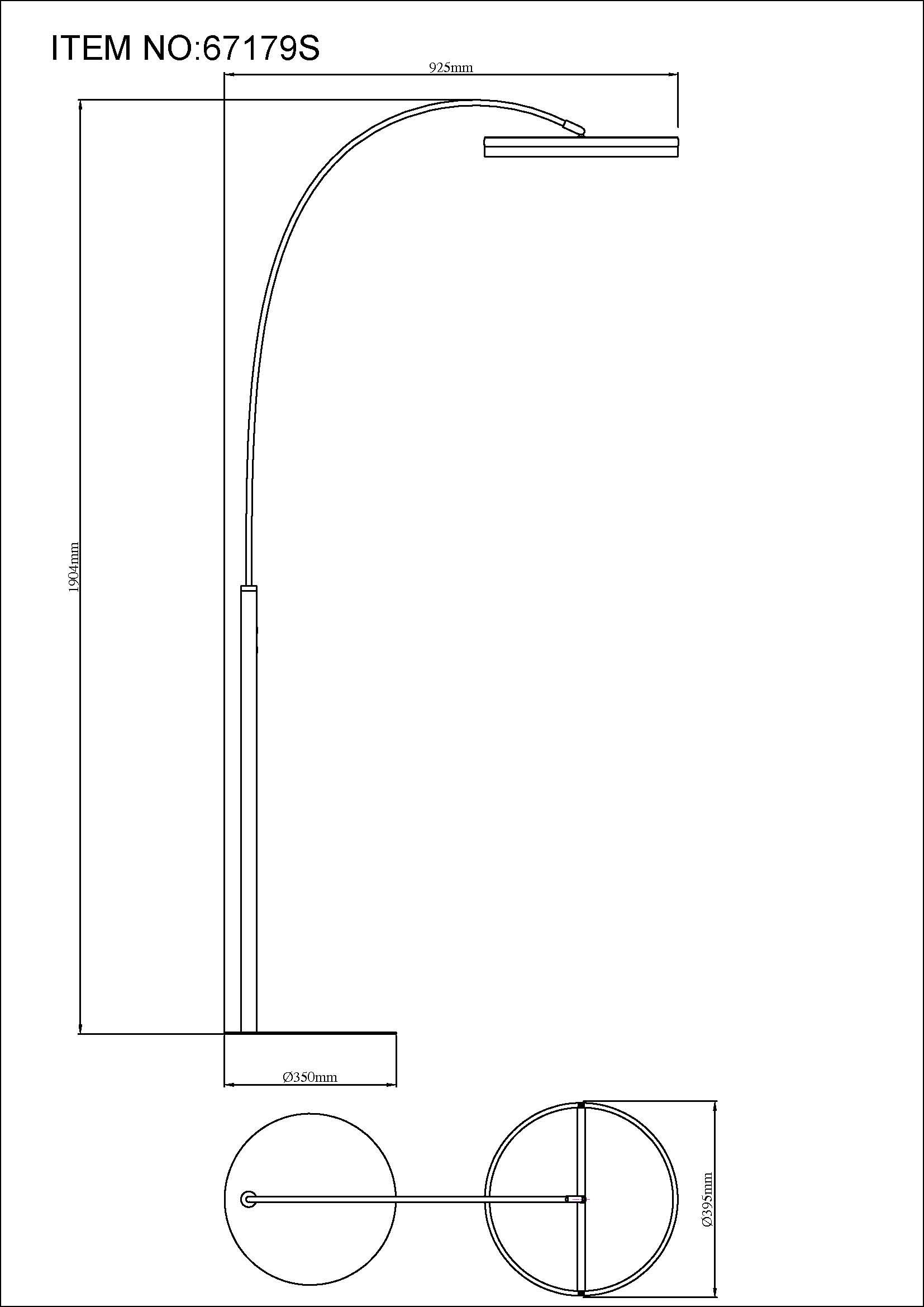globo-tischlampe-della-schwarz-metall-bogenlampe-led-67179s-1