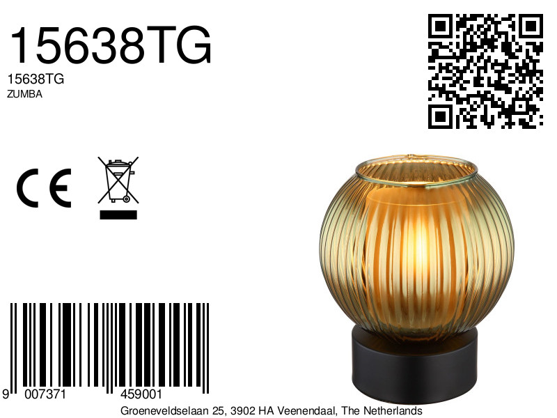 globo-tischlampe-zumba-grün-glas-ø15cm-e27-15638tg-8a