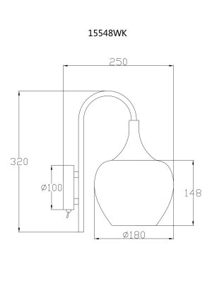 globo-wandleuchte-maxy-anthrazit-glas-e27-15548wk-1