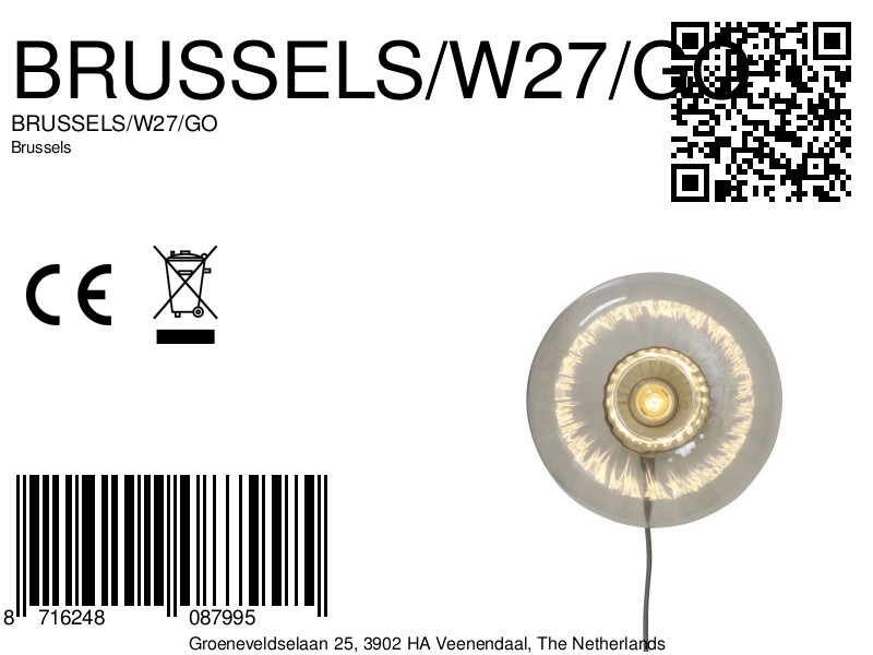 it'saboutromi-wandleuchte-brussels-gold-glas-ø27cm-e27-brussels/w27/go-8a