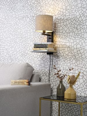 it'saboutromi-wandleuchte-florence-grau-leinenmetall-bettlampe-e14-florence/wm/b/1815/ld-02