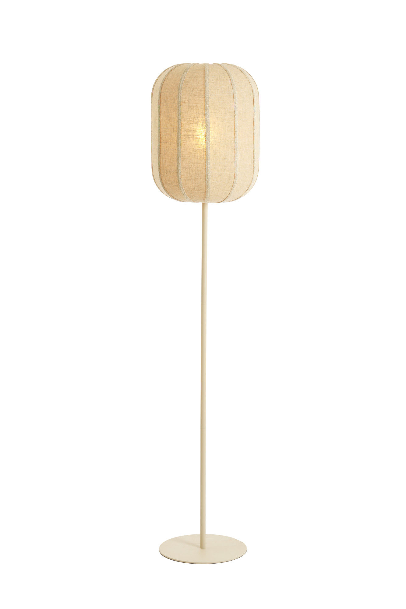 Stilvolle Stehlampe in Natur und Creme Japandi Stil Light & Living Solune