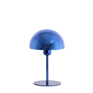 Moderne Marineblaue Samt 42cm Tischlampe Nachttischlampe
