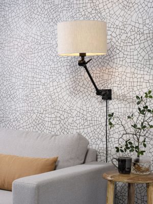 it'saboutromi-wandleuchte-amsterdam-grau-leinenmetall-ø32cm-e27-amsterdam/w1/b/3220/ll-02