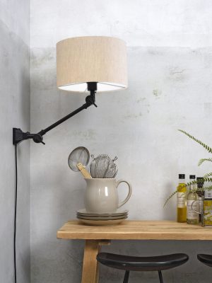 it'saboutromi-wandleuchte-amsterdam-grau-leinenmetall-ø32cm-e27-amsterdam/w1/b/3220/ll-03