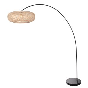 mexlite-stehlampe-solva-natürlichschwarz-bambusmetall-bogenlampe-e27-4465zw-1