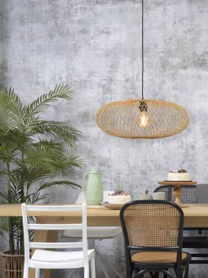 good&mojo-hängeleuchte-cango-natürlich/schwarz-bambus-ø60cm-e27-cango/h/6025/n-02