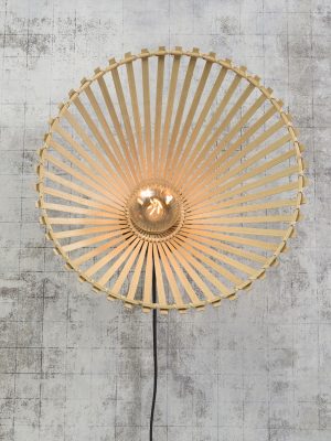 good&mojo-wandleuchte-bromo-natürlich/schwarz-bambus-ø50cm-e27-bromo/w50/n-07