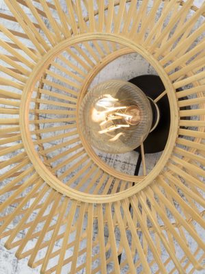 good&mojo-wandleuchte-bromo-natürlich/schwarz-bambus-ø40cm-e27-bromo/w/4018/n-09