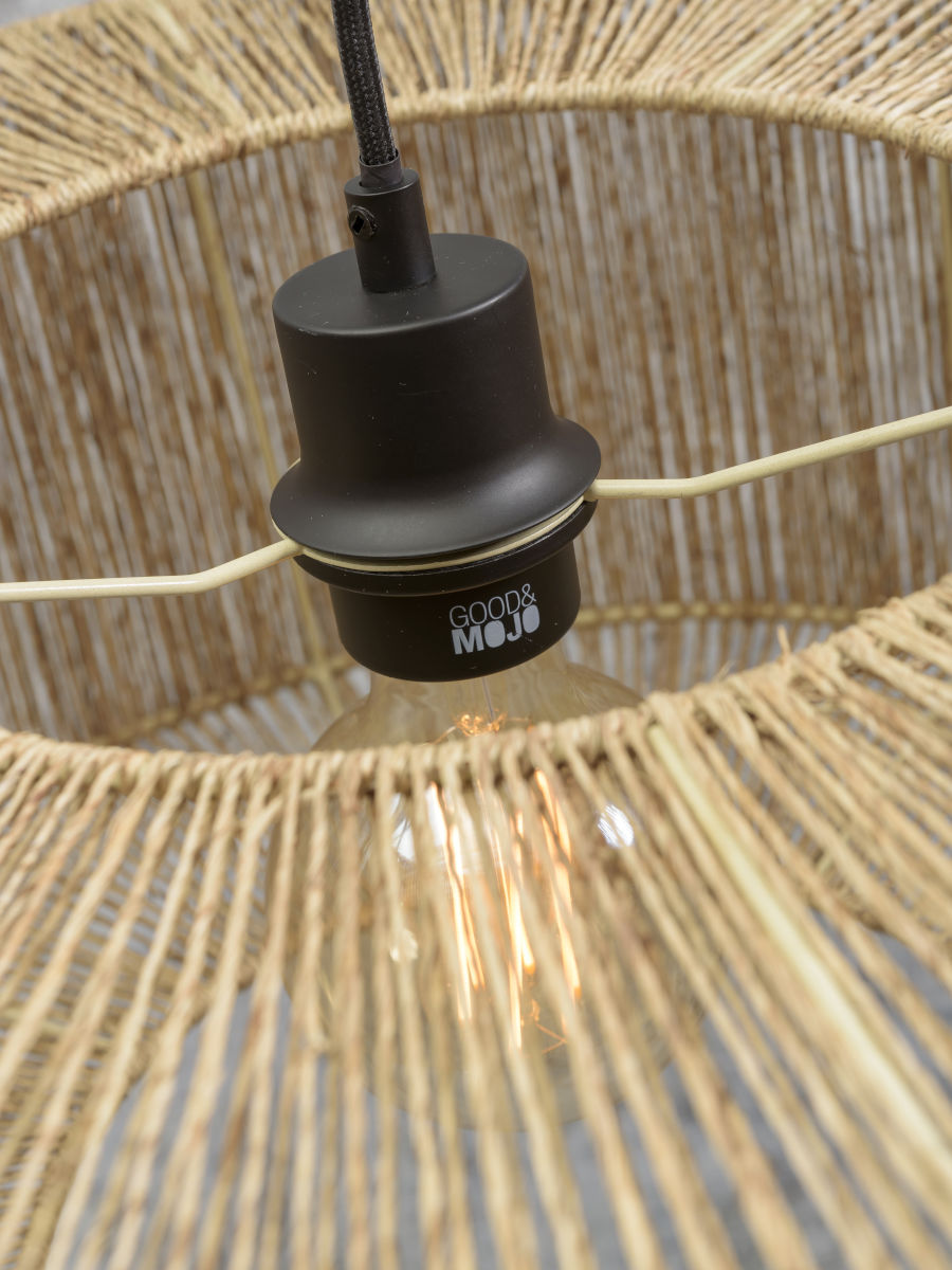 good&mojo-hängeleuchte-iguazu-natürlich/schwarz-riet-ø60cm-e27-iguazu/h/6025/n-10