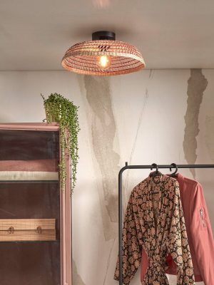 good&mojo-deckenleuchte-pantanal-rot-metallseegras-ø45cm-e27-pantanal/c45/r-02