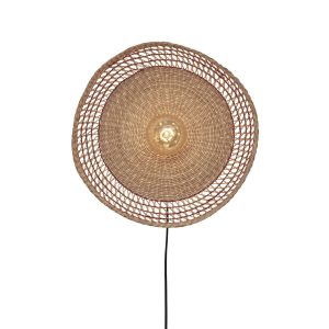 good&mojo-wandleuchte-pantanal-rot-metallseegras-ø45cm-e27-pantanal/w45/r-1