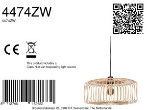 steinhauer-hängeleuchte-sparkledlight-natürlich-bambusmetall-e27-4474zw-8a