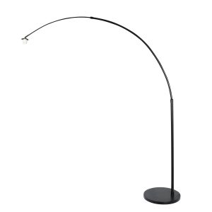 steinhauer-stehlampe-sparkledlight-natürlichschwarz-bambusmetall-bogenlampe-e27-4560zw-10