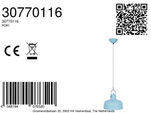 stilvolleblauechrom-hängelampeimmodernendesignromi-8a