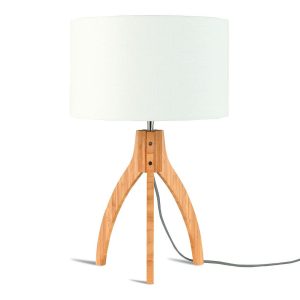 good&mojo-tischlampe-annapurna-weiß-bambusleinen-ø36cm-e27-annapurna/t/3220/w-1