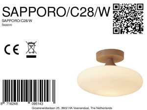 it'saboutromi-deckenleuchte-sapporo-weiß-glasmetall-ø29cm-e14-sapporo/c28/w-8a