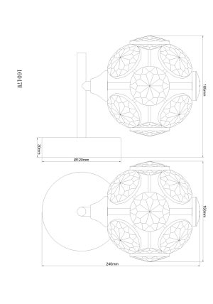 wandleuchtemitgoldenemrahmenundkristallkugelvirina-1