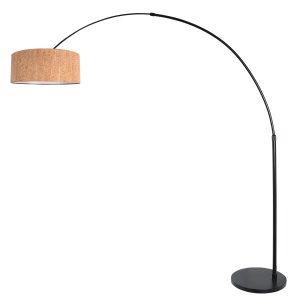 bogenlampemitkorkschirmundschwarzemmetallfußsteinhauersparkledlight-1