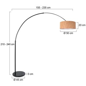 bogenlampemitkorkschirmundschwarzemmetallfußsteinhauersparkledlight-7