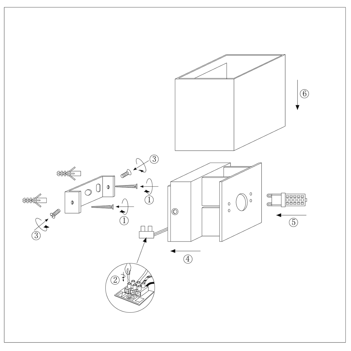 cremefarbenewandleuchtemitg9-fassungsteinhauermuro-9