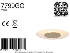 deckenlampemitgoldfarbenermitteundtransparenteraußenringsteinhauerlido-8a