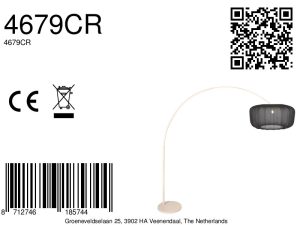 elegantecremefarbenebogenlampemitpassendemschirmsteinhauersparkledlight-8a