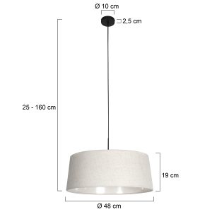 hängelampemitcremefarbenemleinenschirmundschwarzempendelmexlitehaloswap-7
