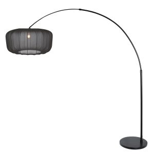schwarzebogenlampemitgroßemschwarzemschirmsteinhauersparkledlight-1