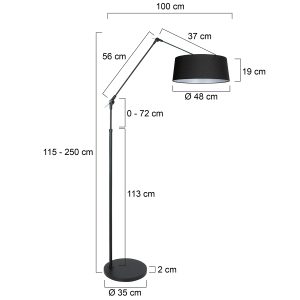 schwarzebogenlampemitkräftigemschwarzemschirmsteinhauerprestigechic-7